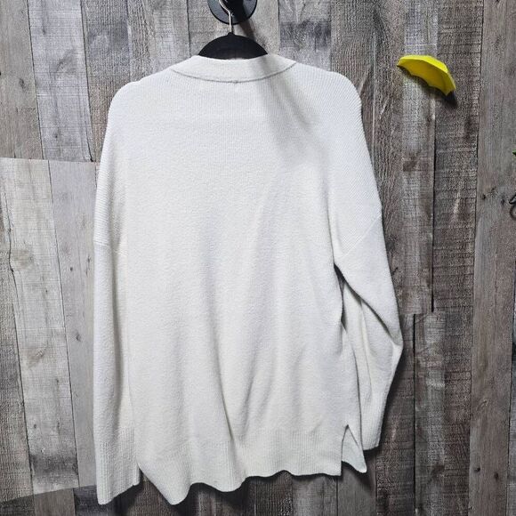 Abercrombie & Fitch Cream Oversized Soft Collection Tunic Sweater - Picture 2 of 4